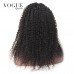 Kinky Curly 250 Density Lace Front Wig Human Virgin Hair For Black Women